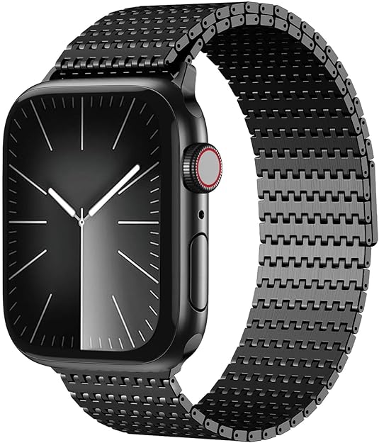 Magnetic Mesh Loop Band Compatible with Apple Watch Band 49mm 46mm 45mm
