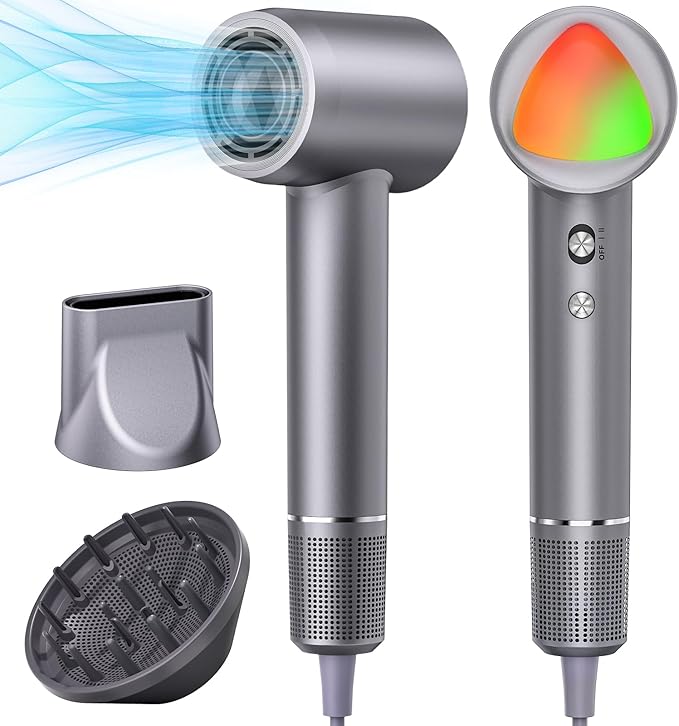 Hair Dryer 160000 RPM Portable Professional Ionic Hair Dryer with