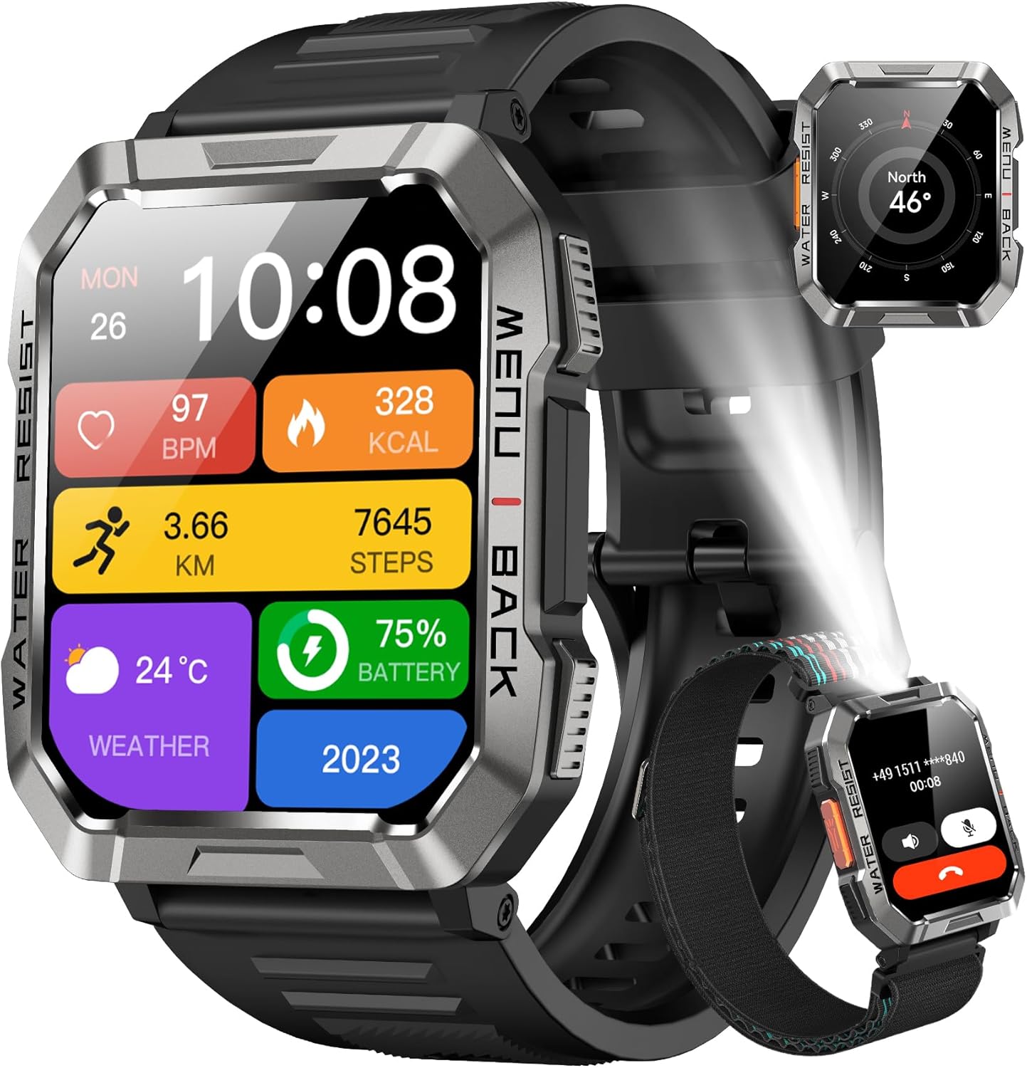 Military Smart Watch for Men
