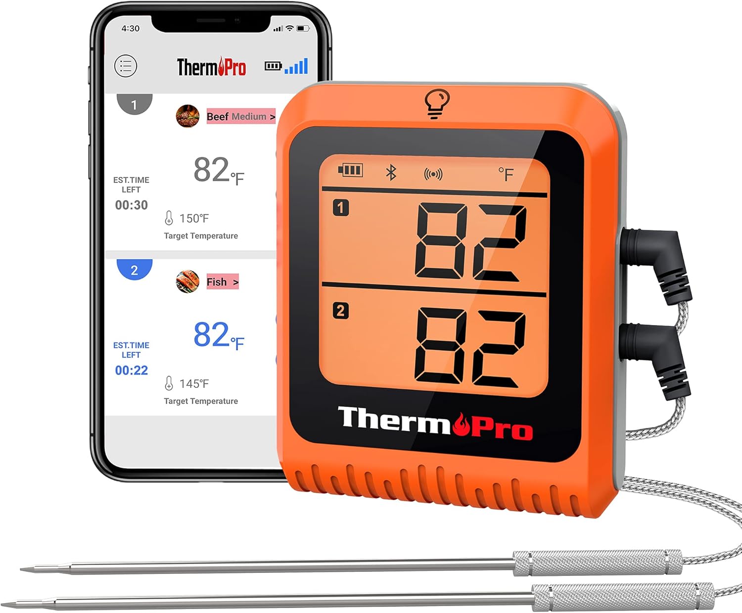 ThermoPro 650 ft Wireless Meat Thermometer