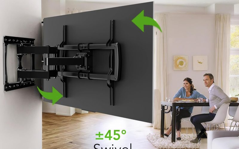 AX WABER Full Motion TV Wall Mount Bracket: Ultimate Fit for 32-85 TVs