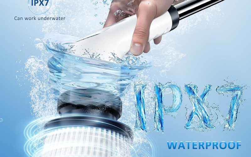 Electric Spin Scrubber Upgraded Battery with Extra-Long Runtime