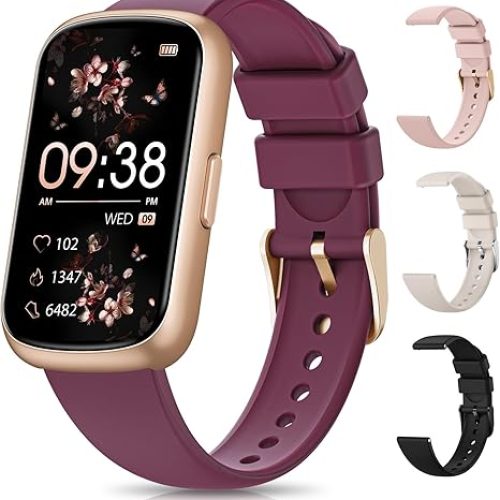 Fitness Tracker Watch, Smart Watches for Women with Heart Rate/Blood Oxygen/Sleep Monitor, 20+ Sports Modes Fitness Watches for Women/Men, Activity & Step Tracker Smart Watch for Android/iOS Phones