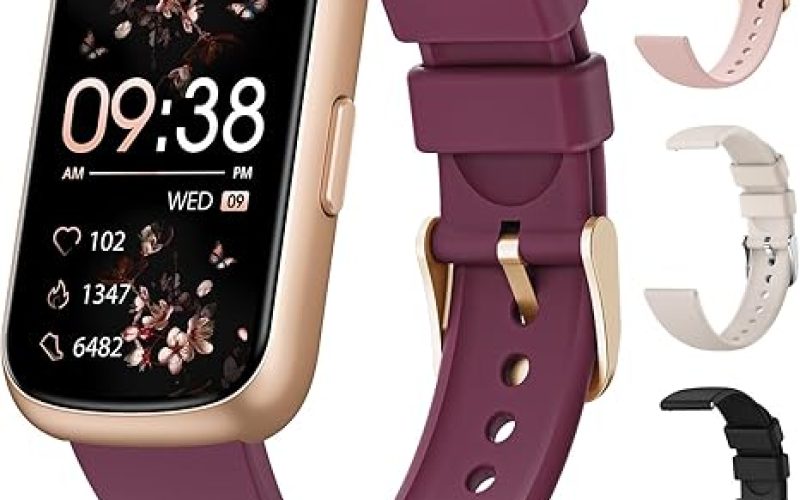 Fitness Tracker Watch, Smart Watches for Women with Heart Rate/Blood Oxygen/Sleep Monitor, 20+ Sports Modes Fitness Watches for Women/Men, Activity & Step Tracker Smart Watch for Android/iOS Phones