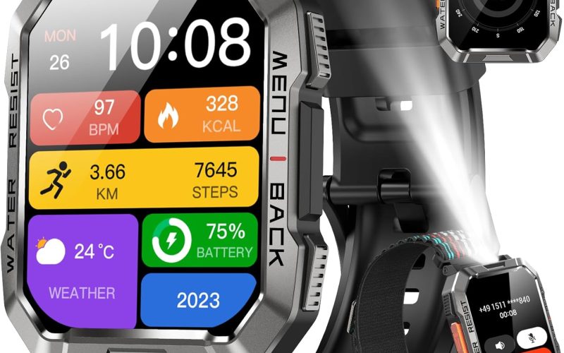 Military Smart Watch for Men