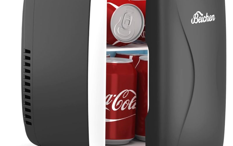 Mini Fridge for office and car BEICHEN: Compact Cooler and Warmer for Skincare Essentials