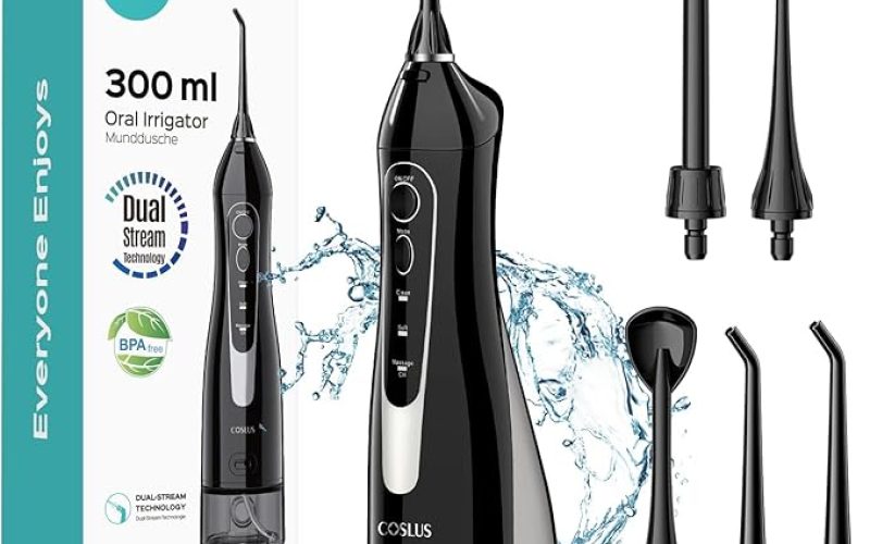 COSLUS Water Dental Flosser Teeth Pick: Ultimate Portable Cordless Oral Irrigator Review